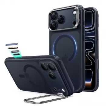 ESR Classic Hybrid Kickstand MagSafe etui dla iPhone 17 Pro / 18 Pro - Frosted Blue