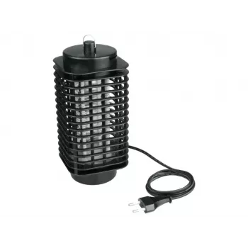LUMIO Lampa na komary, 1,2 W, 230 V, zasięg 30 m², światło UV, siatka elektryczna, czarna