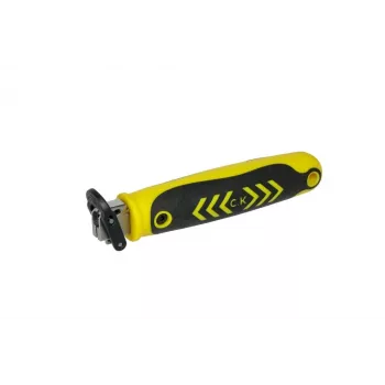 C.K Tools T0820-1 Rękojeść piły do brzeszczotów do piły do metalu, 300 mm, ergonomiczny uchwyt kompozytowy, czarno-czerwona
