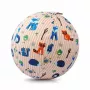 BUBA BLOON Bubabloon balon lateksowy z pokrowcem z tkaniny, Animal Stripes Pink