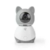 Nedis WIFICI30CGY Wewnętrzna Bezprzewodowa Kamera IP – 720p HD, Noktowizja, Dwukierunkowe Audio