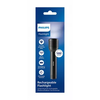 Latarka LED Philips SFL7005R/10, czarna