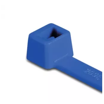 HellermannTyton T30R-PA66-BU Niebieska opaska kablowa, 150mm x 3,5mm, 100 szt. 111-03008