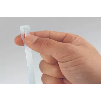 Opaska zaciskowa wielokrotnego użytku HellermannTyton REL250-NA, poliamid 6.6, biała, 250 x 7,6 mm, 100 szt.