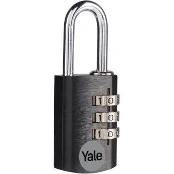 Yale YE3CB/20/121/1/BK 20 mm czarna kłódka szyfrowa