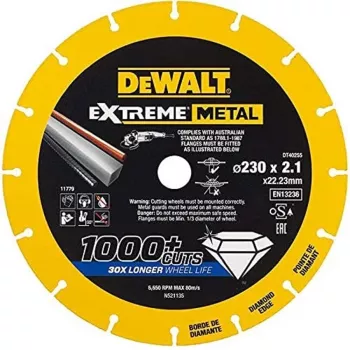 DEWALT DT40255-QZ EXTREME Tarcza tnąca 125 x 1,0 x 22,23 mm do metalu i stali nierdzewnej