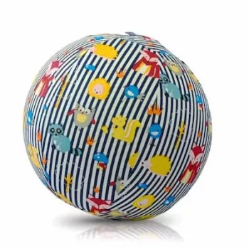 BUBA BLOON Bubabloon balon lateksowy z pokrowcem z tkaniny, zwierzęce paski niebieskie