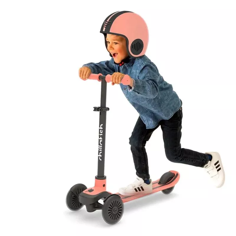 Chillafish Scotti 2-w-1 hulajnoga i jeździk, Flamingo Pink, 1-5 lat