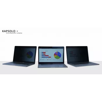 Filtr prywatności dwukierunkowy KAPSOLO do Microsoft Surface Pro 8 (2021), zdejmowany, 13 cali, 3:2, antyrefleksyjny KAP12846
