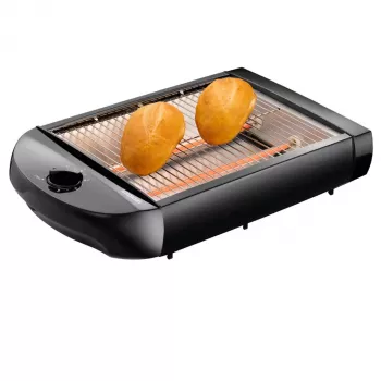 Lenco Melissa Płaski Toster 600W Czarny