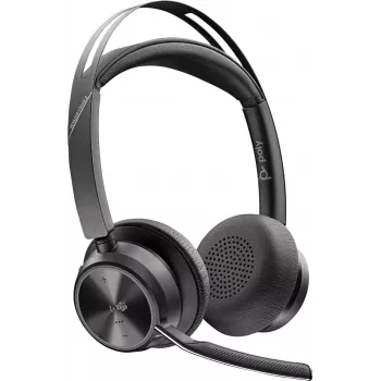 HP POLY Voyager Focus 2 Microsoft Teams Certified Stereo Bluetooth Headset z podstawką ładującą