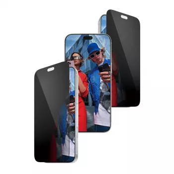 PanzerGlass 2-stronny ochraniacz ekranu prywatności dla Apple iPhone 2026 Pro Max | Ultra-Wide Fit z EasyAligner