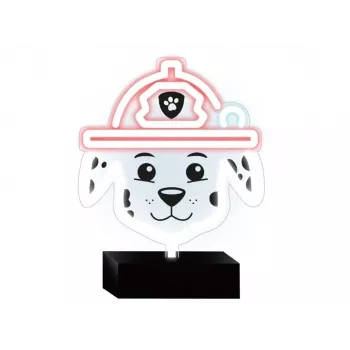 Lampa LED Neon PAW Patrol ze stojakiem dla dzieci, Marshall