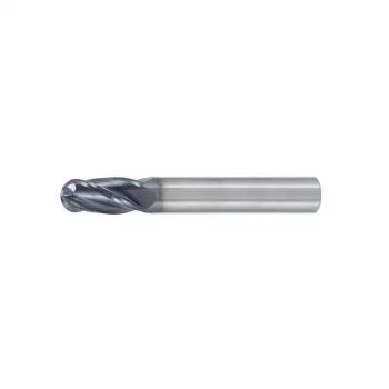 Monolityczny frez palcowy z węglika wolframu z promieniem narożnym 12,0 mm, R6,0, 4-ostrzowy, 16/73 mm