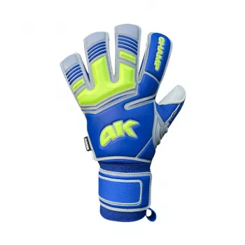 Rękawice bramkarskie 4Keepers Champ VII HB Junior niebiesko-zielone fluo rozmiar 6