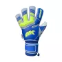 Rękawice bramkarskie 4Keepers Champ VII HB Junior niebiesko-zielone fluo rozmiar 6