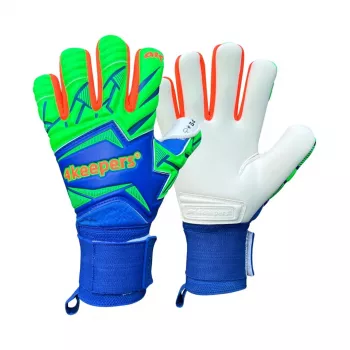Rękawice bramkarskie 4Keepers Force V5.25 Twist HNC niebiesko-zielone rozmiar 9
