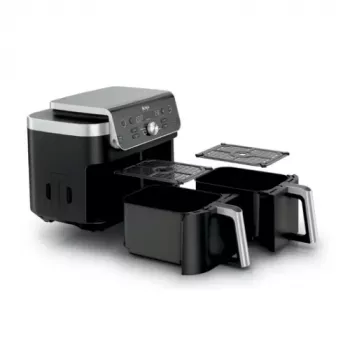 Ninja Dual Zone XL DZ950EU Frytkownica beztłuszczowa 9,5 L 2470 W, Czarno-szary