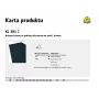 KLINGSPOR Tkanina ścierna arkusz P320 KL381J, 230 x 280 mm, 50 sztuk