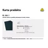 KLINGSPOR Tkanina ścierna arkusz P320 KL381J, 230 x 280 mm, 50 sztuk
