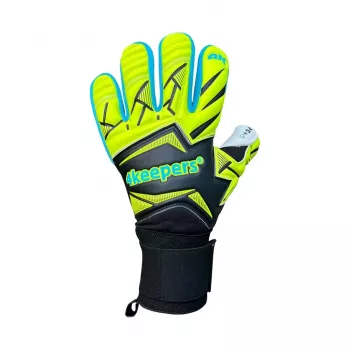 Rękawice bramkarskie 4Keepers Force V5 25 Wave NC czarno-fluo zielone rozmiar 9