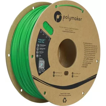 Polymaker PolyLite PLA Pro Filament 1,75 mm 1 kg Zielony Wysoka Sztywność Odporny na Uderzenia PA07008