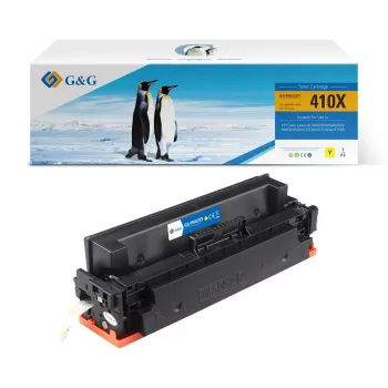 G&G XL kaseta z tonerem kompatybilna z HP 410X/CF412X, żółta, 5 000 stron (14354)