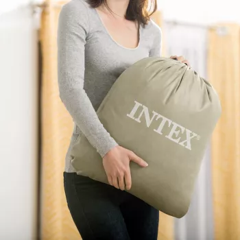Intex 66803NP CozyKidz dmuchane łóżko dla dzieci 157 x 88 x 18 cm, niebieskie lub różowe