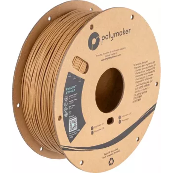 Polymaker PolyLite LW-PLA 1,75mm czarny 0,8kg (PA08004)