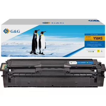 Kompatybilna kaseta z tonerem G&G dla Samsung CLT-Y504S / HP SU502A - żółta, 1800 stron (14458)