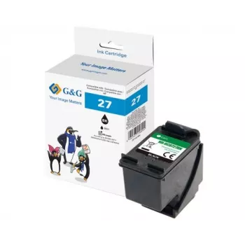 G&G Kompatybilny czarny wkład atramentowy GP-H27BK dla HP 27 (C8727A)