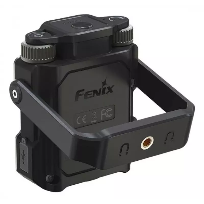 Fenix CL27R ładowalna latarka warsztatowa z zieloną diodą LED, czarna