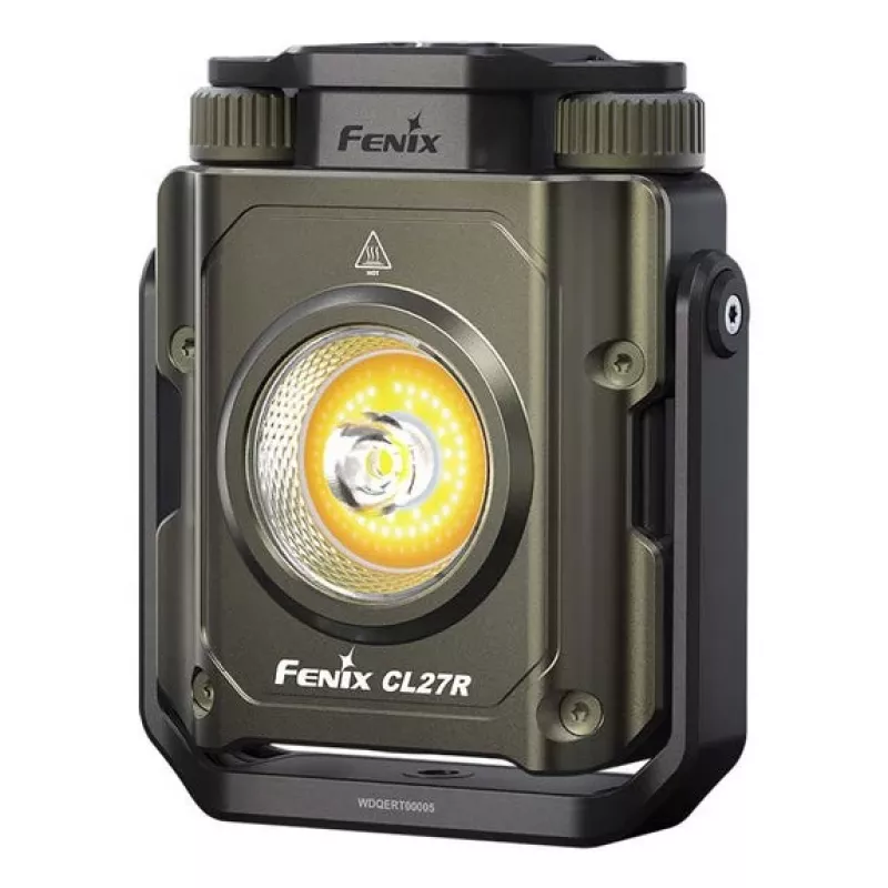 Fenix CL27R ładowalna latarka warsztatowa z zieloną diodą LED, czarna