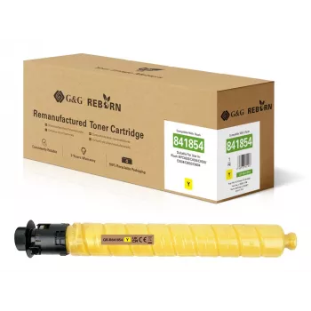 G&G Kompatybilny Toner Żółty do Ricoh 841854 (22 500 stron) GR-R841854
