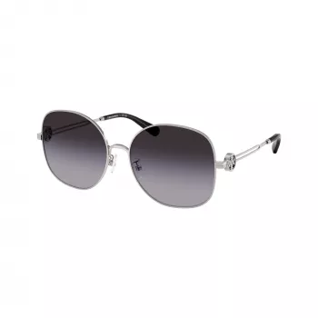 Okulary przeciwsłoneczne damskie Tory Burch TY6112-32748G, oprawki Dark Havana, soczewki brązowe gradientowe, 56/16/140 mm