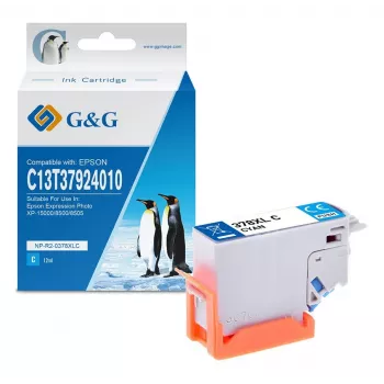 G&G XL Żółty Tusz Kompatybilny z Epson 378XL (C13T37944010) - Wysoka Wydajność 830 Stron 15182
