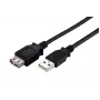Przedłużacz LinkIT USB 2.0 A-A, M/Ż, 0,2 m, czarny CUSBAMAF-002