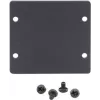 Kramer W-2BLANK Czarna zaślepka przednia do płyt ściennych (2 otwory) 85-00705090