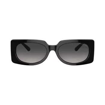 Michael Kors Damskie Kwadratowe Okulary Przeciwsłoneczne Hvar, Oprawki Dark Tortoise, Szare Gradientowe Soczewki, 56mm MK221530058G5