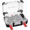 Bosch 2608594426 Progressor for Wood and Metal 11-częściowy zestaw otwornic (20-76 mm) z adapterami Power Change i wiertłami pilotującymi