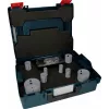 Bosch Progressor zestaw otwornic do drewna i metalu, 7 elementów, średnica 20-114 mm, uchwyt Power Change, HSS bi-metal, z walizką 2608594431