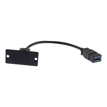 Kramer Electronics WU-CA(B) wkładka USB-C typu pass-through, czarna 80-00026499