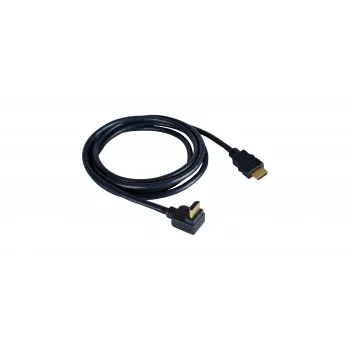 Kabel HDMI High-Speed z Ethernet Kramer C-HM/RA-3, kątowy do prostego, 0,9 m, szary, 4K 97-0143003