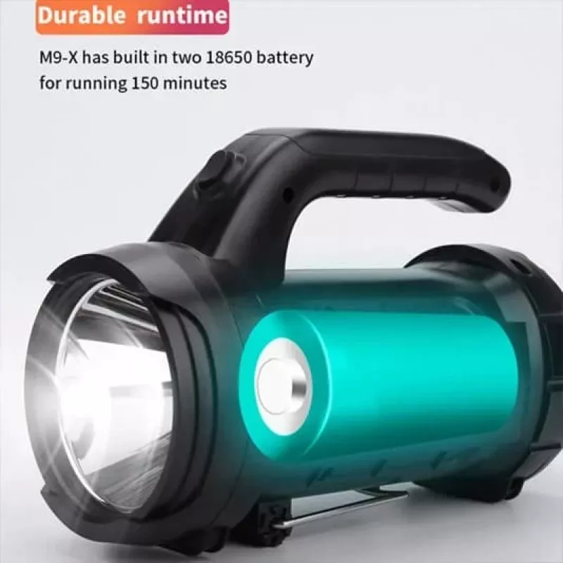 Latarka LED Superfire M9-X z dwoma akumulatorami 18650, 440 lm, 150 min czasu pracy