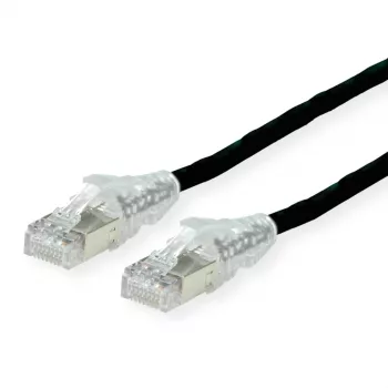 DÄTWYLER kabel krosowy Cat.5e S/UTP miedziany, powłoka PVC, złącza AMP v2, czarny, 1,0 m 21.15.7031