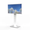 HI-ND MOUNTS HI-ND Floorstand Glass Universal 49-65 White RAL 9003 uchwyt podłogowy do wyświetlacza FS0000-5001-01