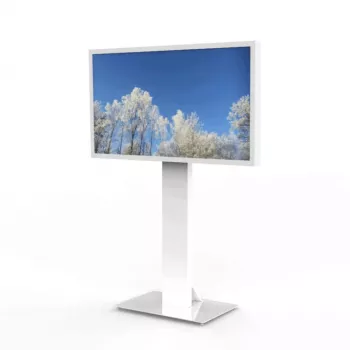 HI-ND MOUNTS HI-ND Floorstand Glass Universal 49-65 White RAL 9003 uchwyt podłogowy do wyświetlacza FS0000-5001-01