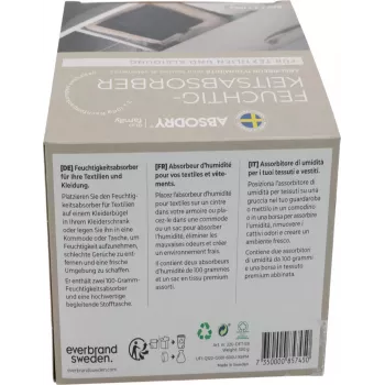 Absodry Duo Family pochłaniacz wilgoci do ubrań i tekstyliów, 2x 100 g (220-dft-e8)
