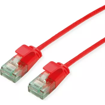 ROLINE RM kabel krosowy UTP Cat.6A/Class EA Slim czerwony 1,5m 21.45.3414