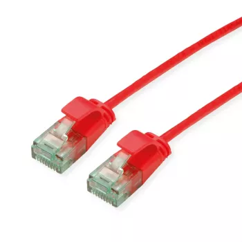 ROLINE RM kabel krosowy UTP Cat.6A/Class EA Slim czerwony 1,5m 21.45.3414